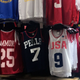 Sixers shirts for sale on the Wildwood boardwalk. (Dan McQuade/Deadspin/GMG)